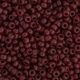 22g Vial 11/0 Miyuki Seed Beads Chocolate Brown Opaque #0409